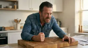 גבר בהתקף זעם